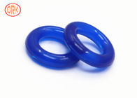 Mezza dimensione su misura resistenza al calore trasparente blu del giunto circolare del silicone