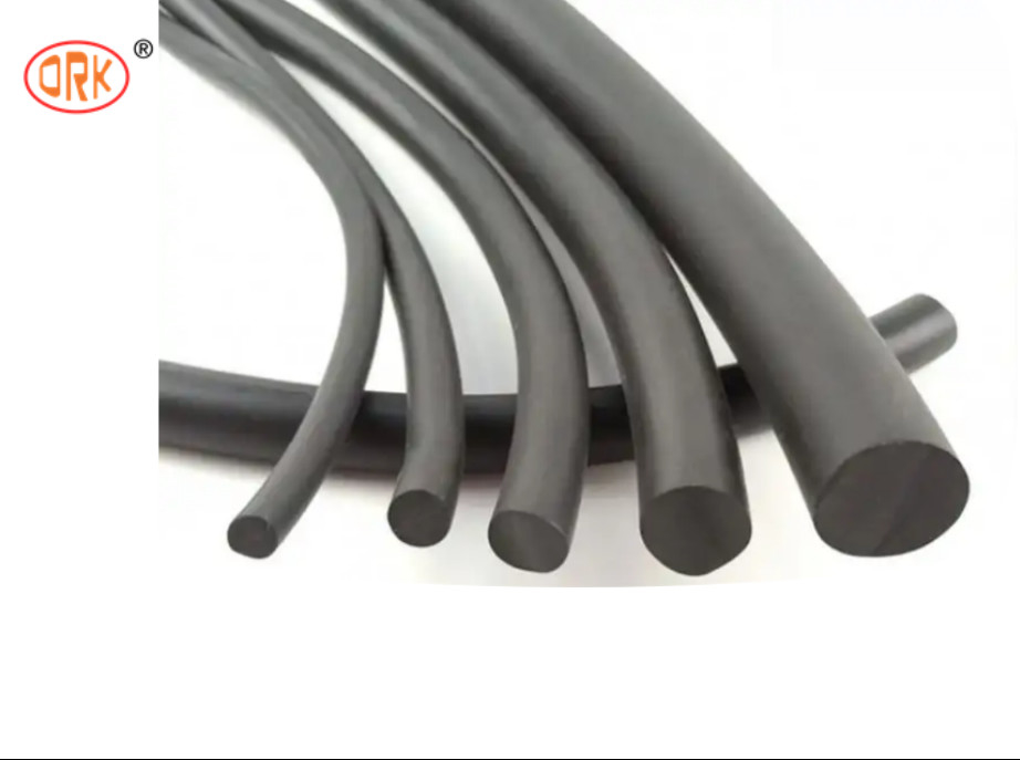 Resistenza all'acqua eccellente solida nera O Ring Cord della striscia di gomma di profilo dell'estrusione di EPDM