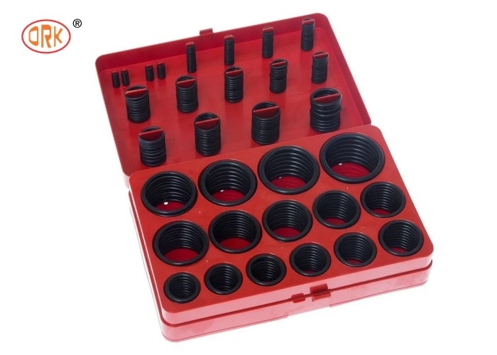 Giunti circolari a perfetta tenuta neri di 382pcs NBR in O gialla blu rossa Ring Kits per il camion