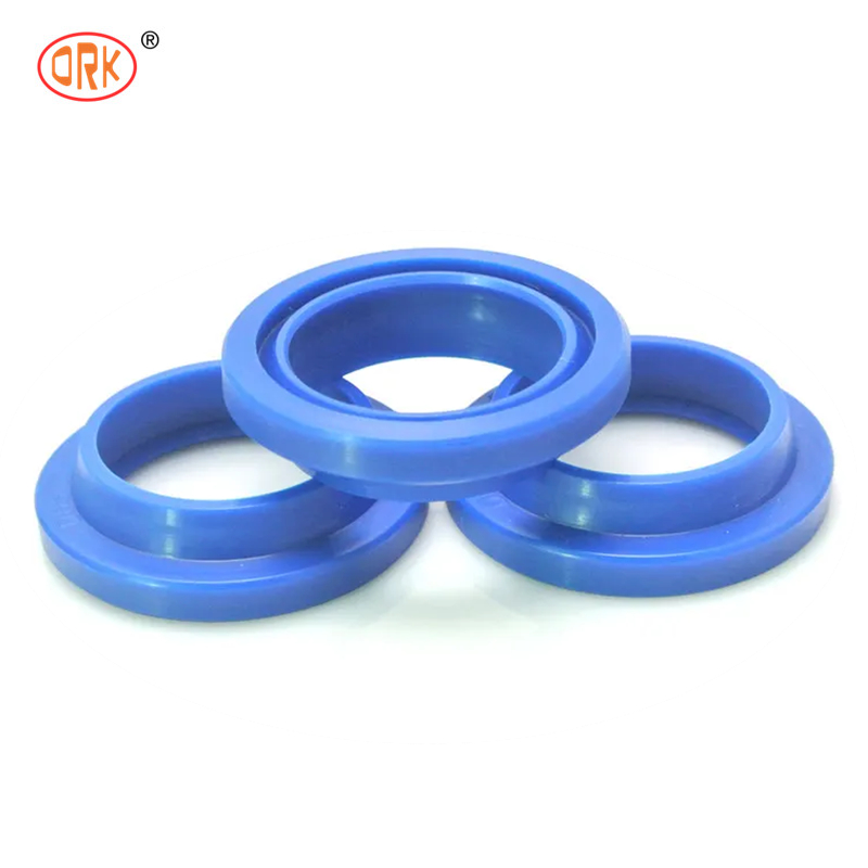 Guarnizione ad anello a U in NBR blu per cilindri idraulici con eccellente resistenza all'abrasione e buona resilienza